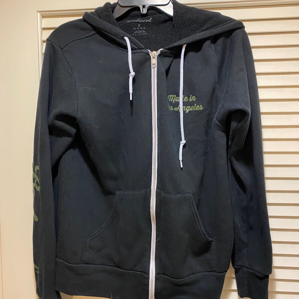 BADWOOD All Eyes on Me zip up hoodie
